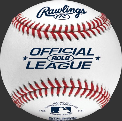 ROLB Official League youth tournament grade baseball with raised seams