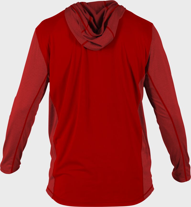 Rawlings ColorSync Lightweight Hoodie, Youth L, Scarlet