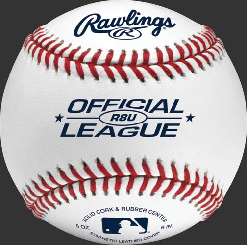 R8U recreational youth baseball with raised seams