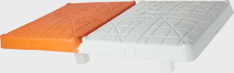 Front angle view of a Rawlings Hollywood Impact double first base - SKU: HIDB