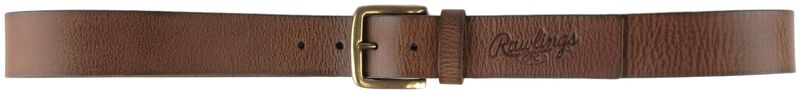 Buff Tipped Tan Leather Belt