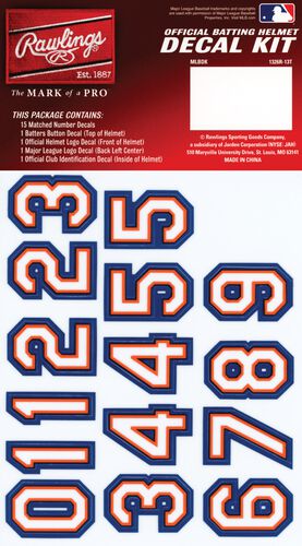 MLB New York Mets Decal Kit