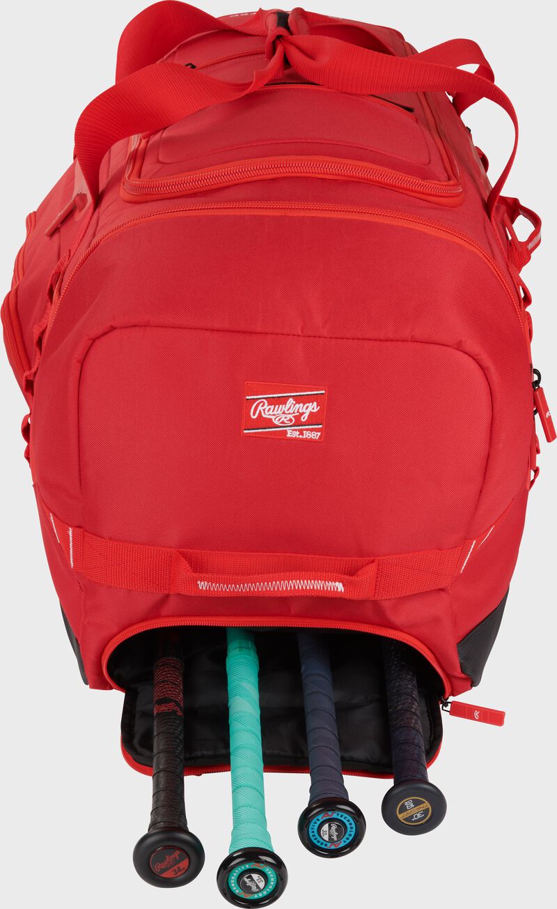 Yadi 2 Wheeled Equipment Bag, Scarlet
