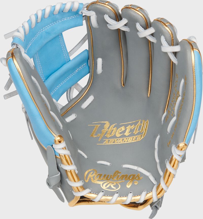 Liberty Advanced Color Series 11.75 in Infield Glove, Gray/Columbia Blue, Right
