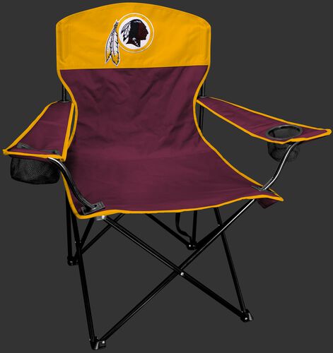 Front of Rawlings Maroon and Yellow NFL Washington Redskins Lineman Chair With Team Logo SKU #31021087111