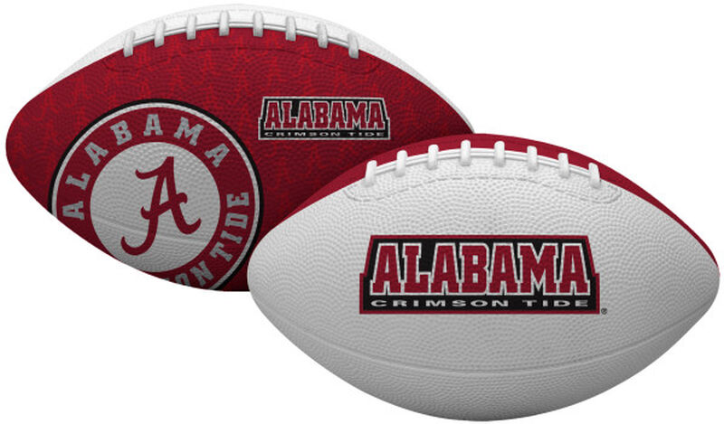 Crimson and White NCAA Alabama Crimson Tide Gridiron Football With Team Name and Logo SKU #07203066122