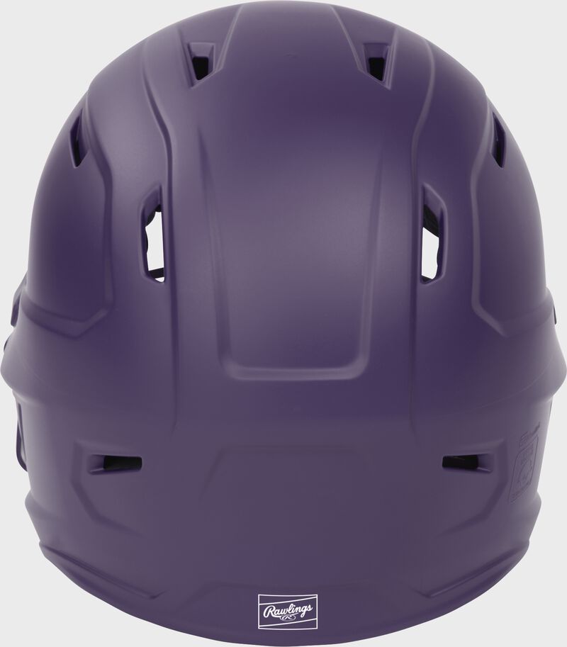 Rawlings Mach Hi-Viz Fastpitch Batting Helmet, Purple, Senior
