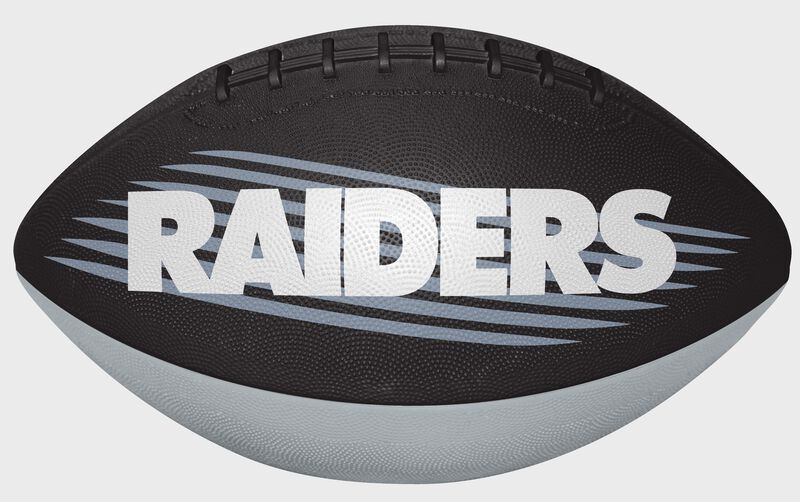 Back of a Las Vegas Raiders downfield youth football - SKU: 07731072121 loading=