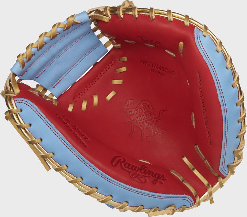 2021 Exclusive Heart of the Hide 34-Inch Catcher's Mitt, Yadier Molina Pattern