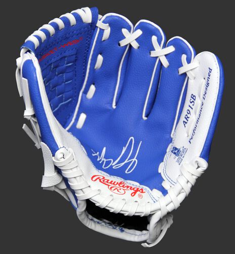 MLBPA Anthony Rizzo 9-inch player glove with a blue palm