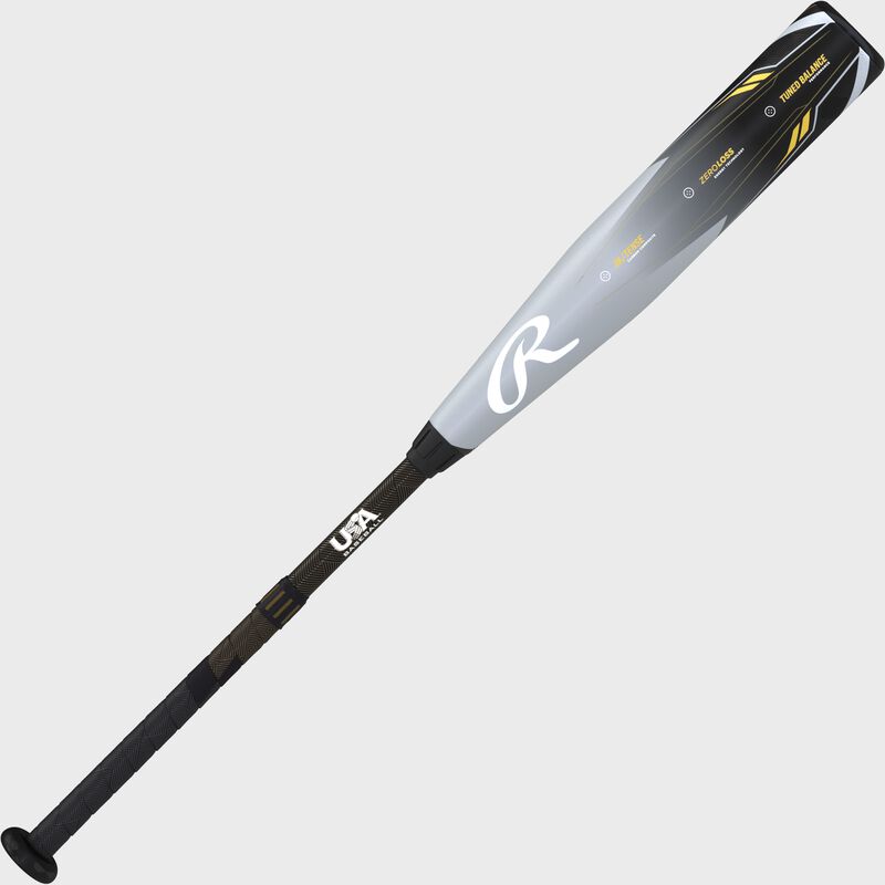 Angled view of the back of the barrel of an Icon -10 USA bat - SKU: RUS3I10