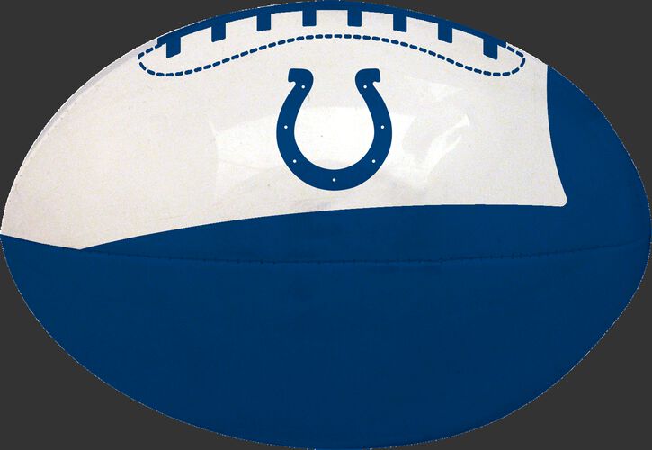 Blue and White NFL Indianapolis Colts Football With Team Logo SKU #07831070114