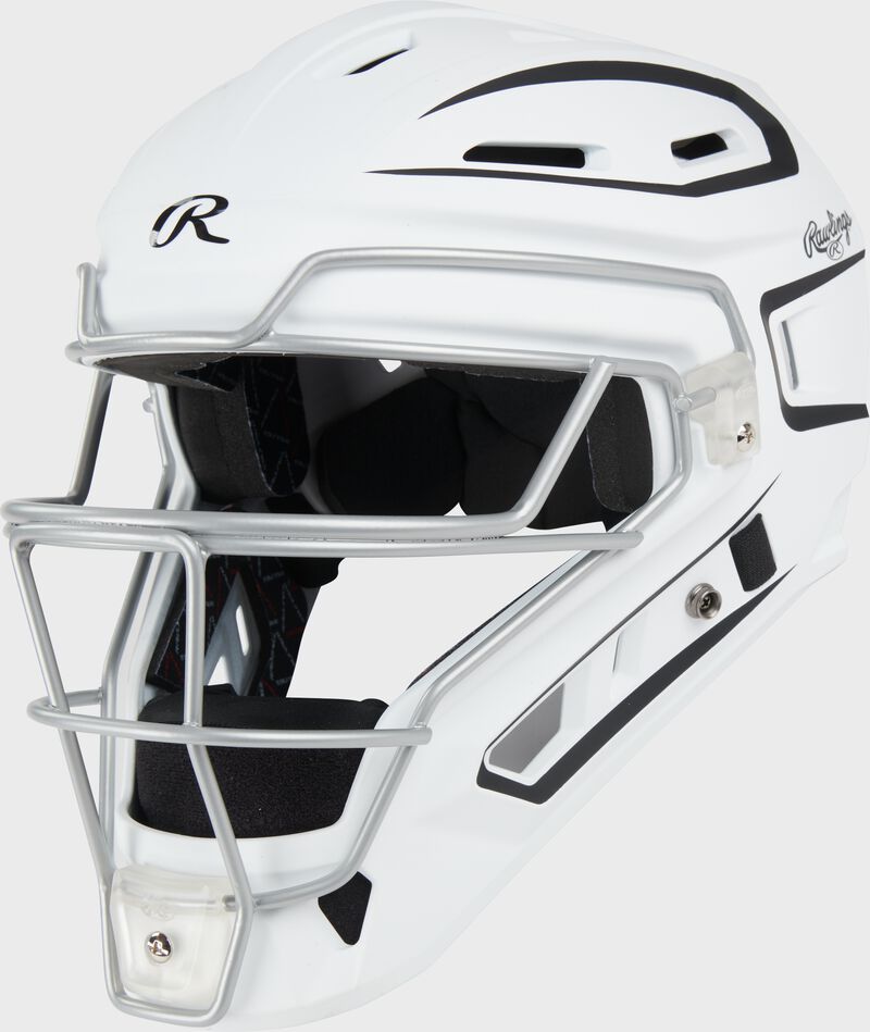 Limited Edition Mach Splatter Catcher's Gear Set, Adult, Black/White