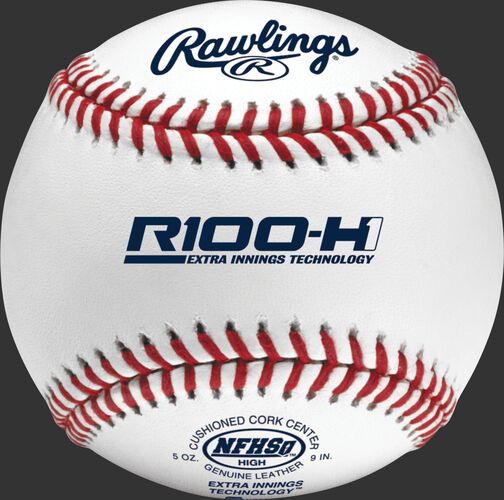 R100-H1 NFHS Official high school baseball with official NFHS logo