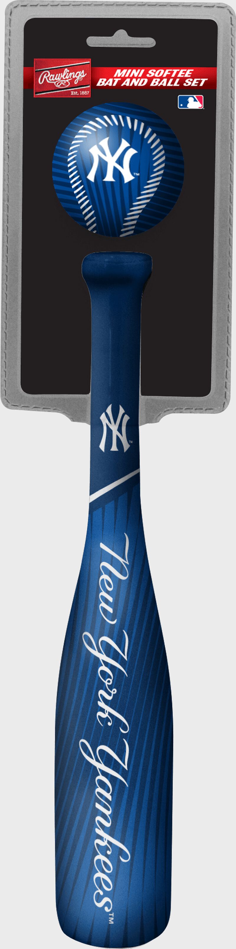 MLB New York Yankees Slugger Softee Mini Bat and Ball Set
