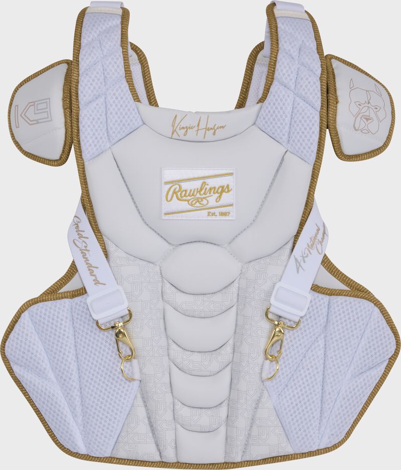 Rawlings Kinzie Hansen Catcher's Set, White, L