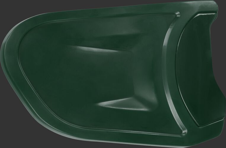 A dark green REXT R-EXT universal batting helmet extension piece