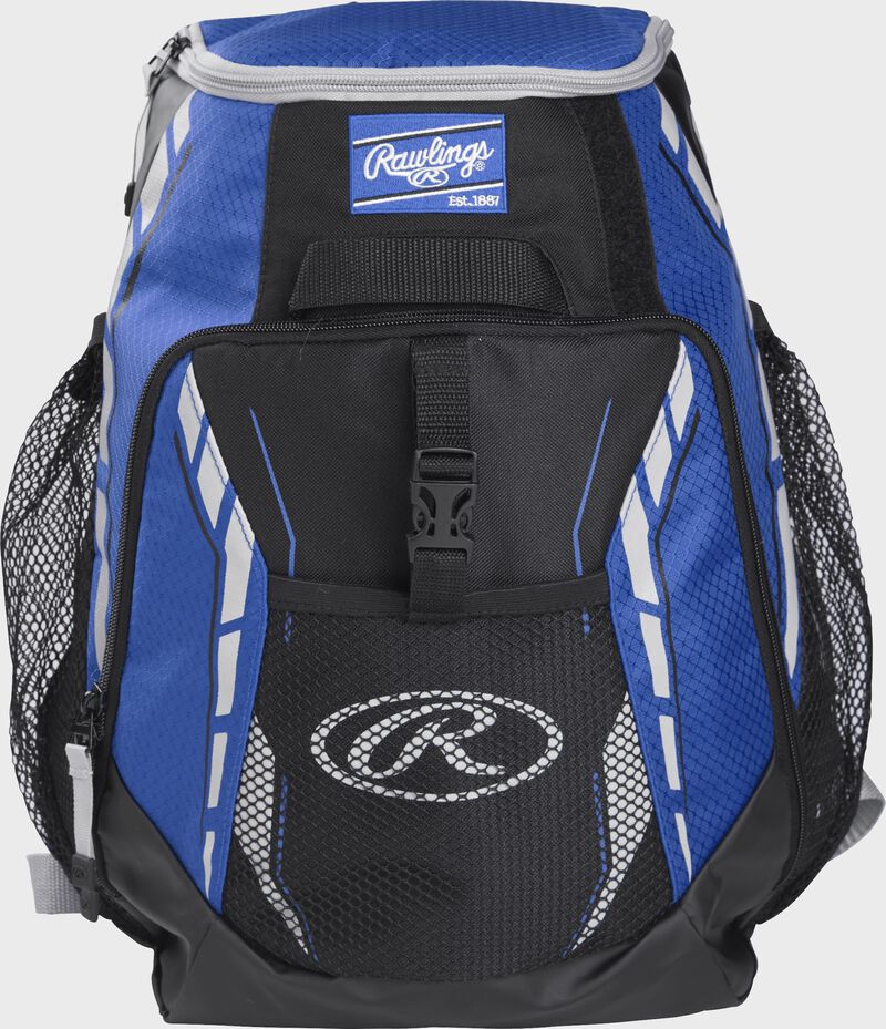 Front view of a Royal Rawlings Youth Players Team Backpack | SKU:R400-R