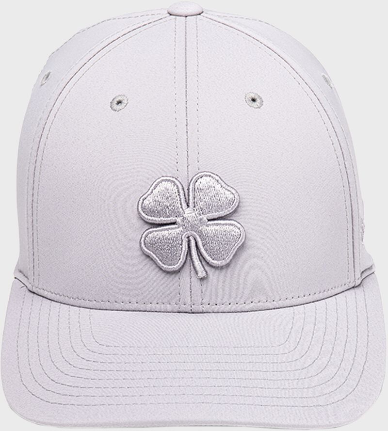 Front view of Rawlings Black Clover Platinum Hat - SKU: BCR1P0071