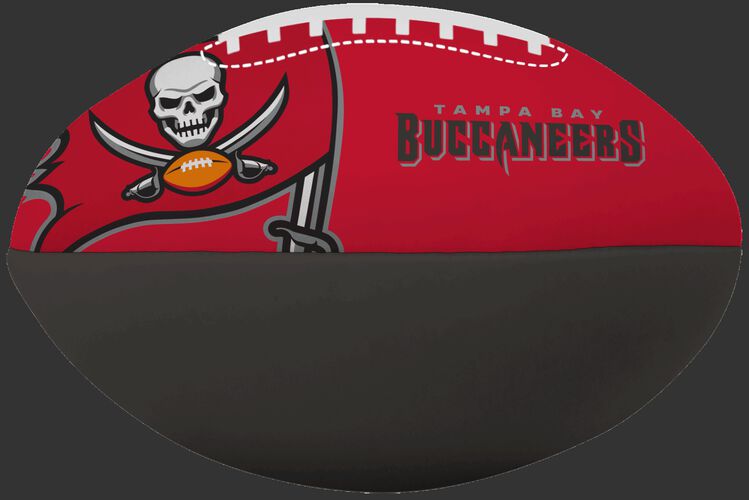NFL Tampa Bay Buccaneers Big Boy softee football in team colors and featuring team logos SKU #03211086111