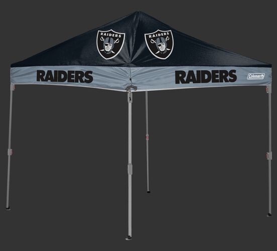 Rawlings Black and Silver NFL Oakland Raiders 10x10 Canopy Shelter With Team Logo and Name SKU #03221072111