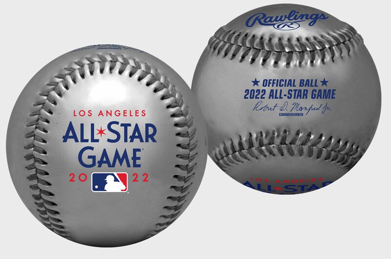 A MLB 2022 silver All-Star Game replica baseball - SKU: 35010037177