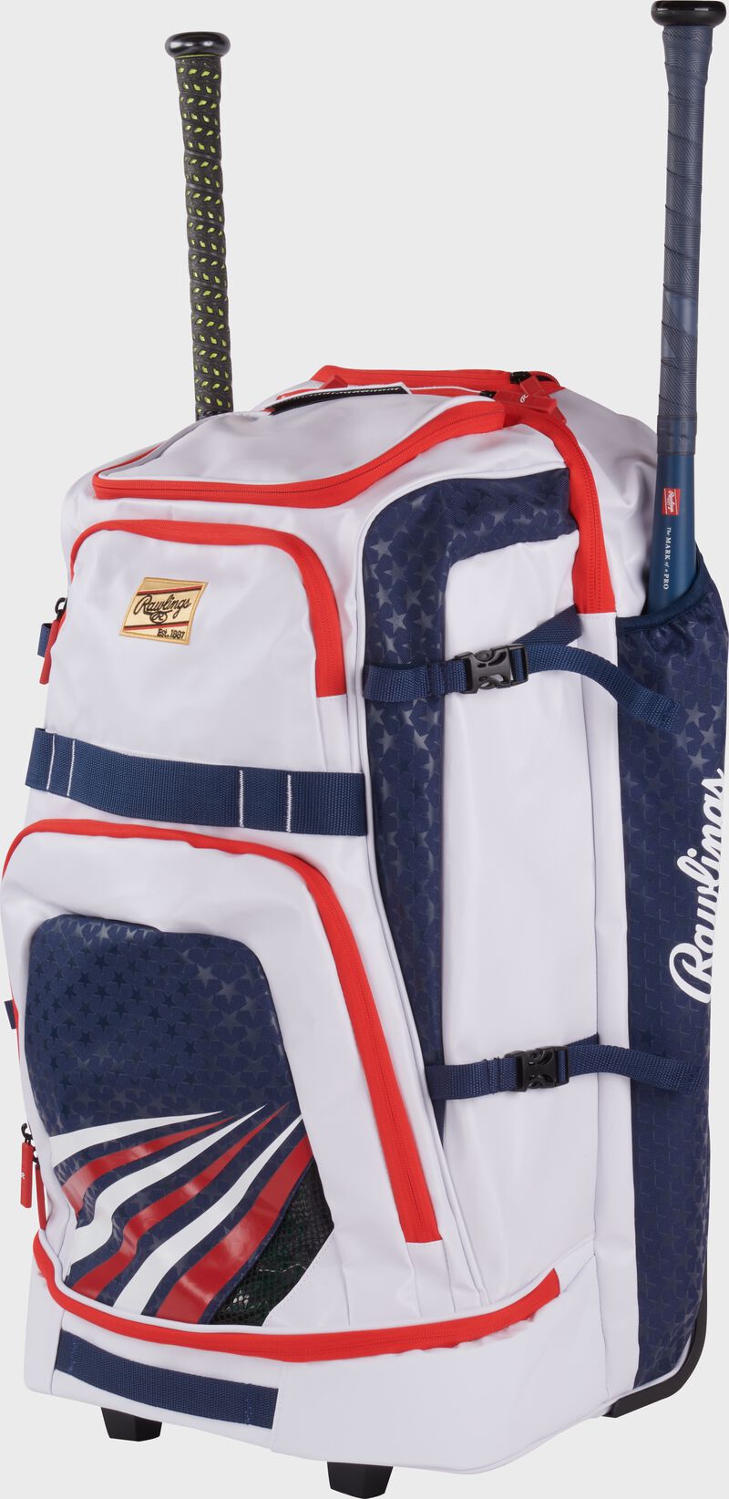 Rawlings Gold Collection Wheeled Bag, USA, RSGGCWHBG-US