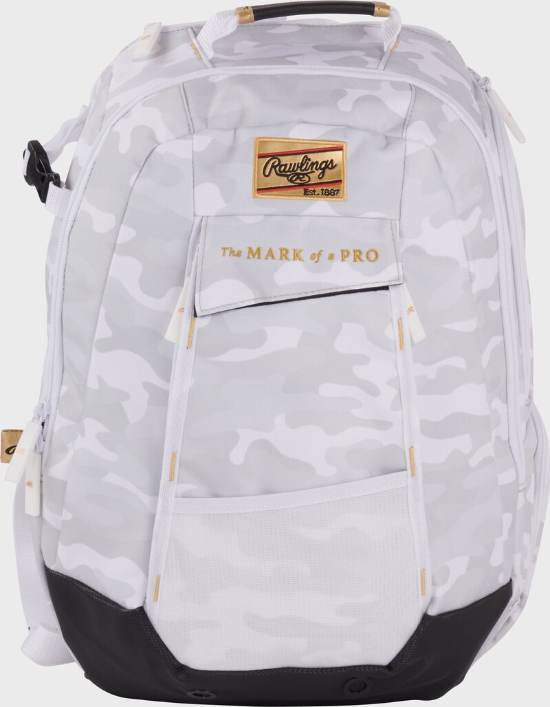 Rawlings Gold Collection Utility Backpack, Snow Camo, RSGGCUBKPK-SNCM