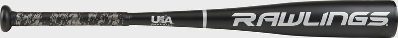 Rawlings logo on the barrel of a youth Big Stick t-ball bat - SKU: WALTBBS11