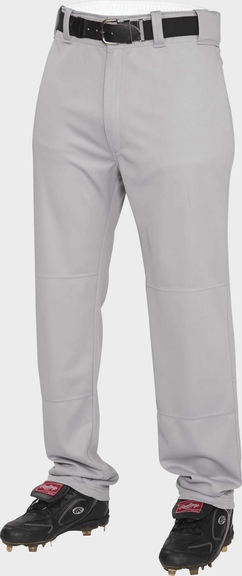 Front of Rawlings Blue Gray Adult Semi-Relaxed Pant - SKU #BP31SR