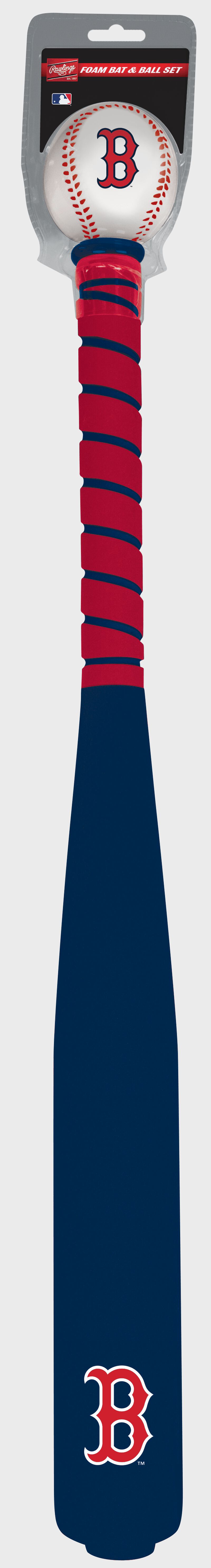 MLB Boston Red Sox Foam Bat and Ball Set Rawlings