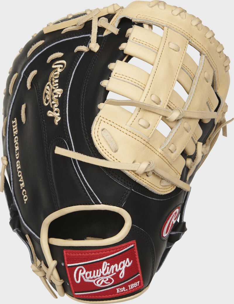 PRORFM18-17BC 12.5-inch Heart of the Hide R2G first base glove with a black back loading=
