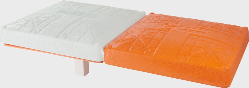 Front angle of a Hollywood Impact Kwik-Release double first base - SKU: HIKRDB