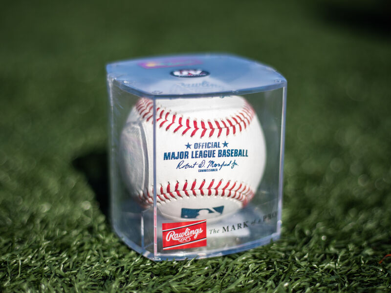 Rawlings MLB Baseball in Display Cube Rawlings