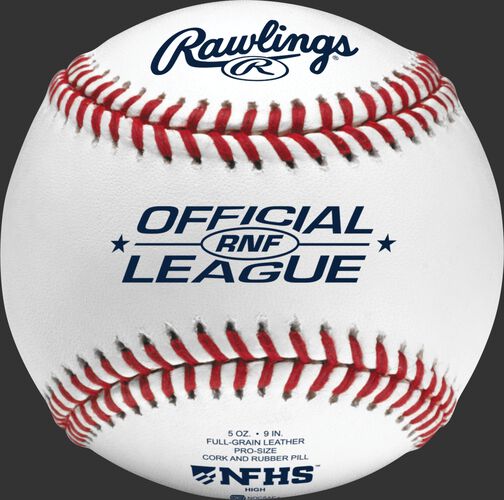 RNF NFHS official high school baseball with NFHS logo