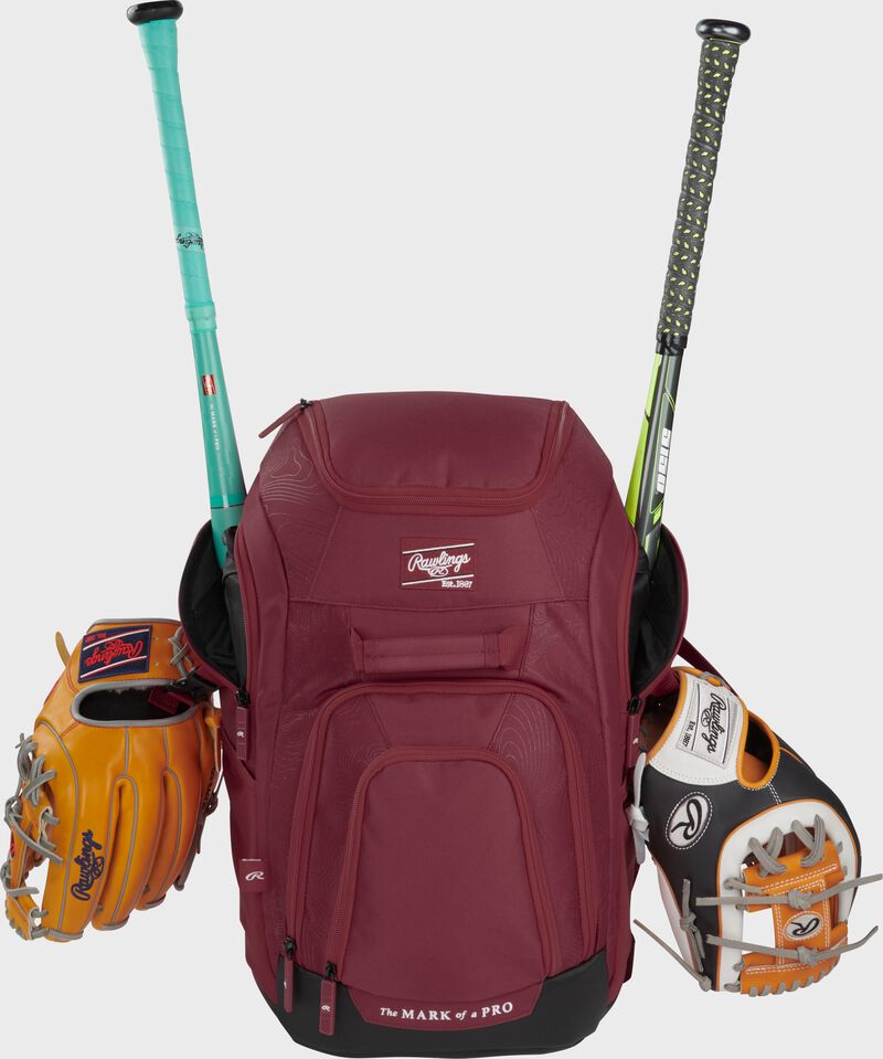 Franchise 2 Players Backpack, Maroon