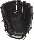 Black palm of a Rawlings Jacob Degrom glove with black laces - SKU: PROS205-JD48 image number null