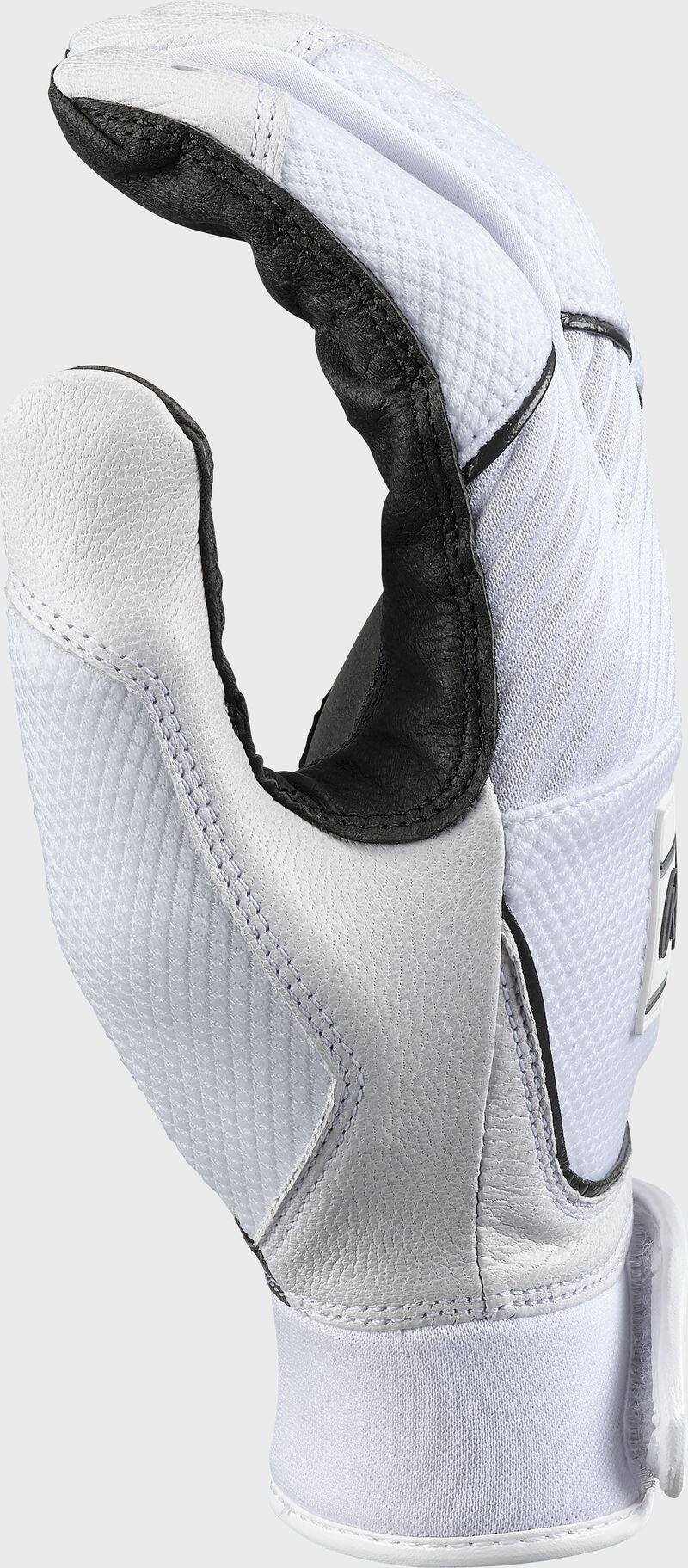 Thumb of a white women's Workhorse OKC fastpitch batting glove - SKU: WHOKCFPBG-WH