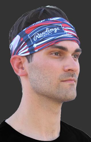 Rawlings Adult Multi-Functional Head and Face Gear | Flag & Bats