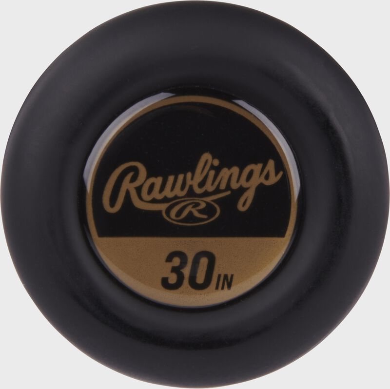 Knob of a 30" Rawlings Icon USA bat - SKU: RUS3I12