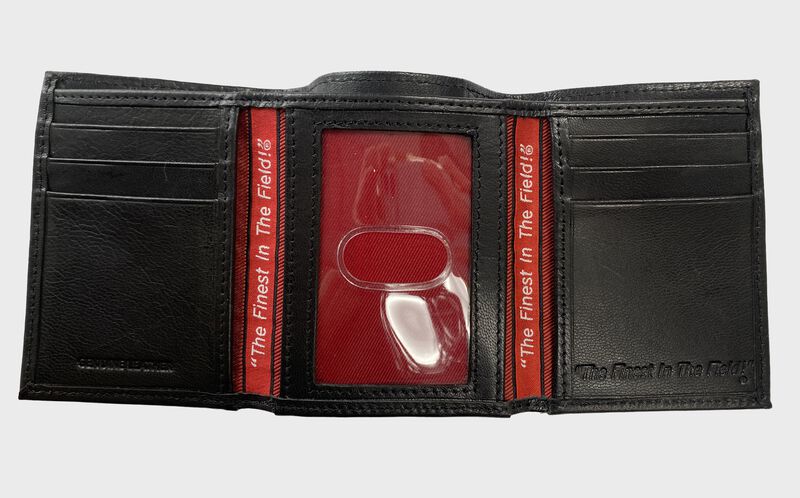 Debossed Stitch Tri-Fold Wallet