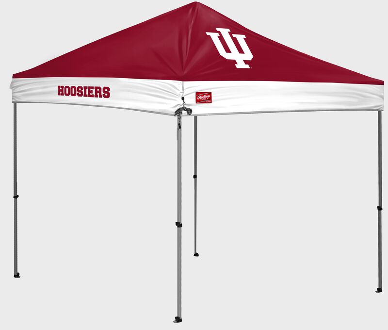 An Indiana Hoosiers 9'x9' straight leg canopy