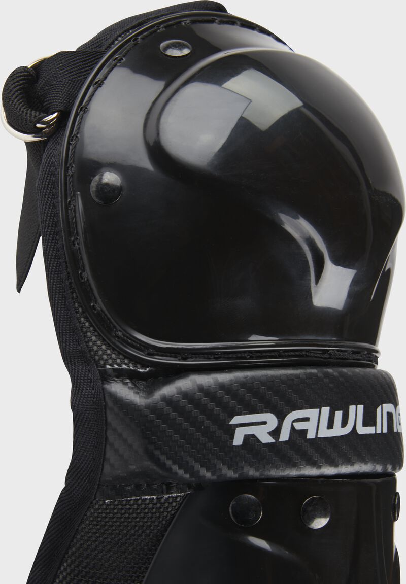 Side Knee of a black Players Series T-Ball leg guard