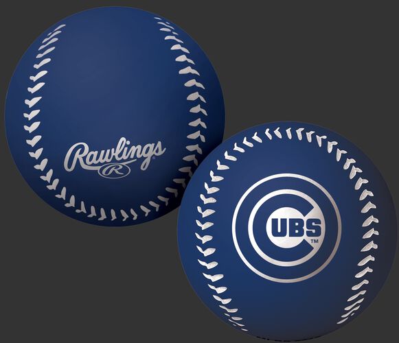 Rawlings Chicago Cubs Big Fly Rubber Bounce Ball With Team Logo on Front In Team Colors SKU #02870008112