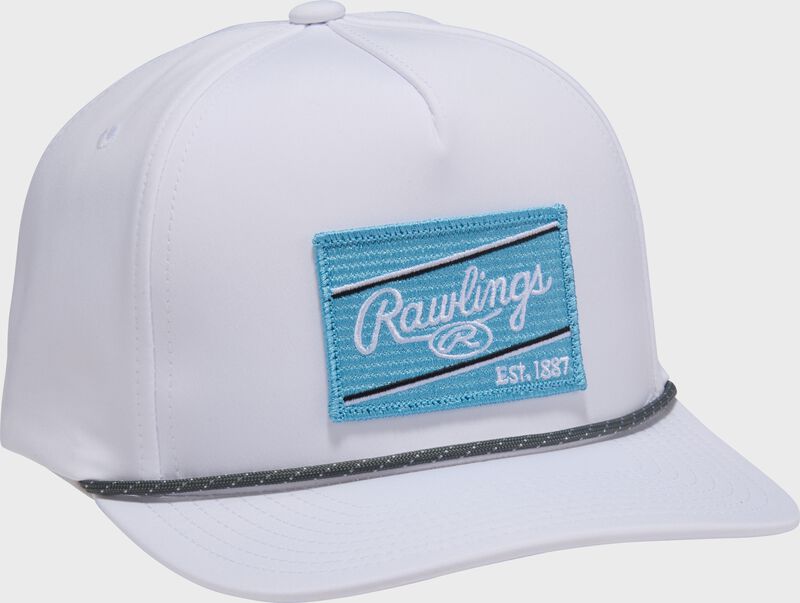 Rawlings White/Columbia Blue ColorSync Rope Hat