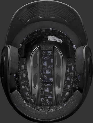 Coolflo High School/College Batting Helmet Black
