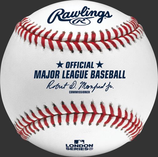 An official 2020 MLB London Series baseball with the MLB commissioner's signature - EA-ROMLBLS20-R