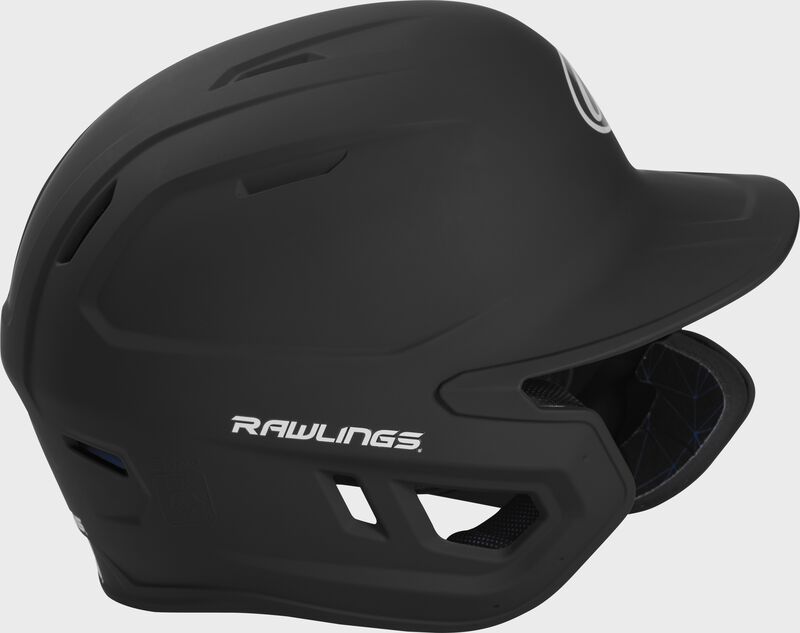 Right-side view of Mach Right Handed Batting Helmet with EXT Flap | 1-Tone & 2-Tone - SKU: MACHEXTR
