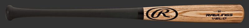 151T Rawlings youth wood bat with a black handle