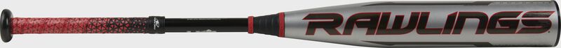 Rawlings logo on the barrel of a Rawlings 2021 Quatro Pro USA bat - SKU: US1Q